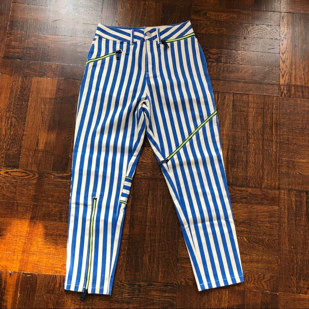 ASOS Striped Mom Fit Jeans